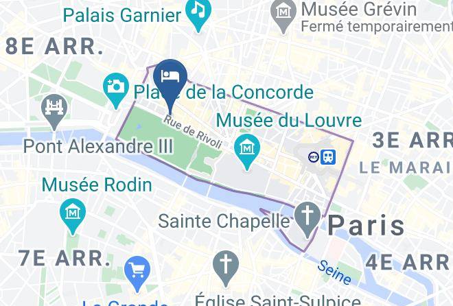 Hotel Le Meurice Map