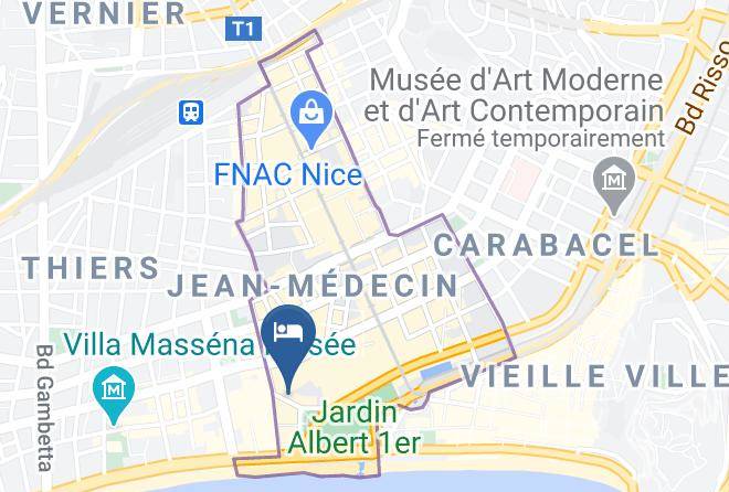 Hotel Le Meurice Riviera Map