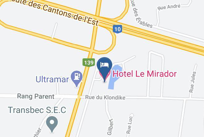 La Haute Yamaska Regional County Municipality - Hotel Le Mirador Maps
