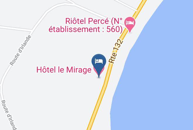 Le Rocher Perce Regional County Municipality - Hotel Le Mirage Maps