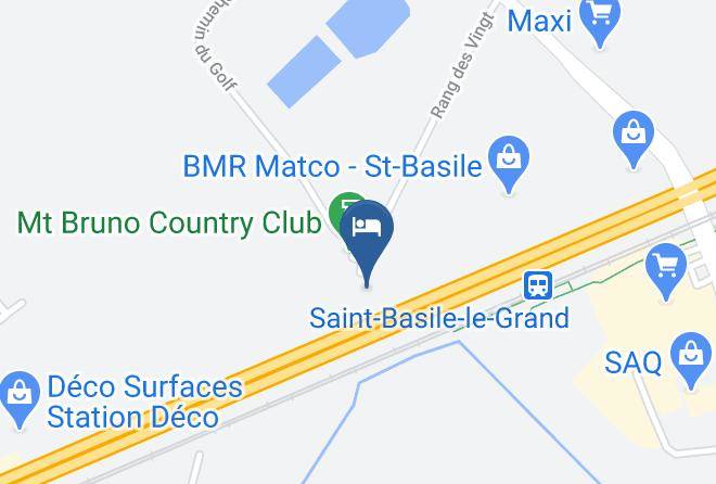 La Vallee Du Richelieu Regional County Municipality - Hotel Le Mirage Maps