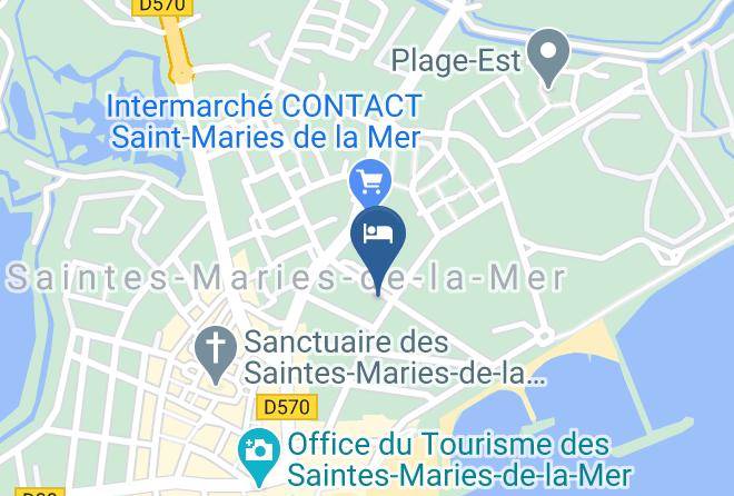 Bouches Du Rhone - Hotel Le Mirage Saintes Maries De La Mer En Camargue Maps