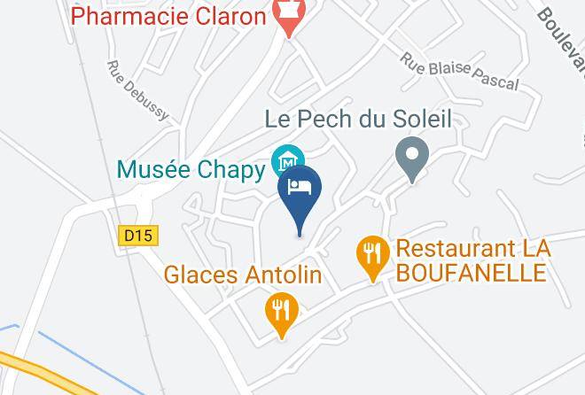 Hotel Le Monestie Beziers Map