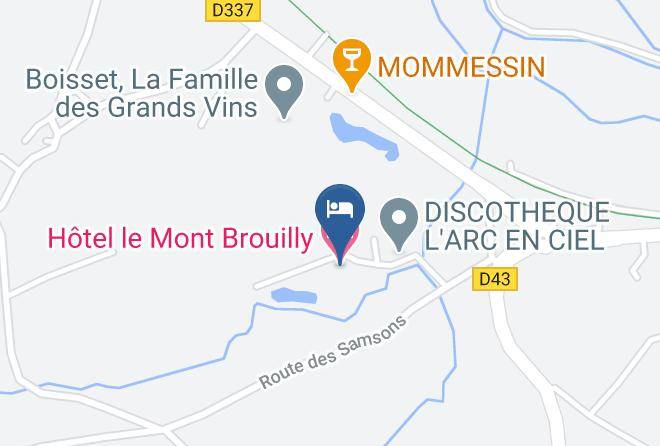 Rhone - Hotel Le Mont Brouilly Maps