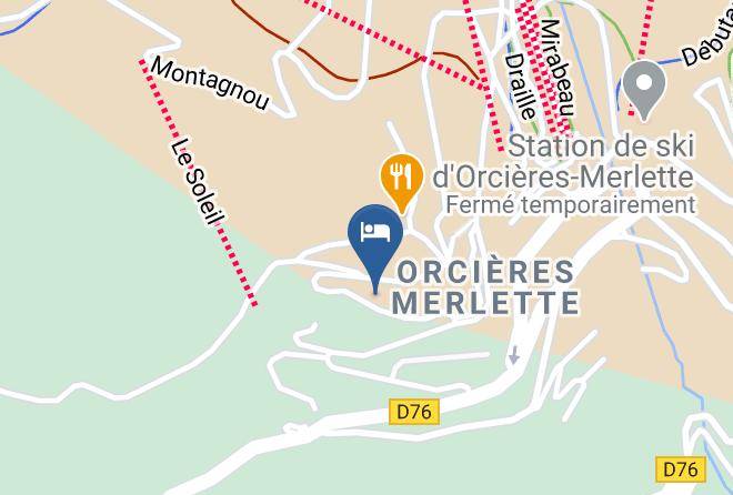 Hautes Alpes - Hotel Le Montagnou Maps