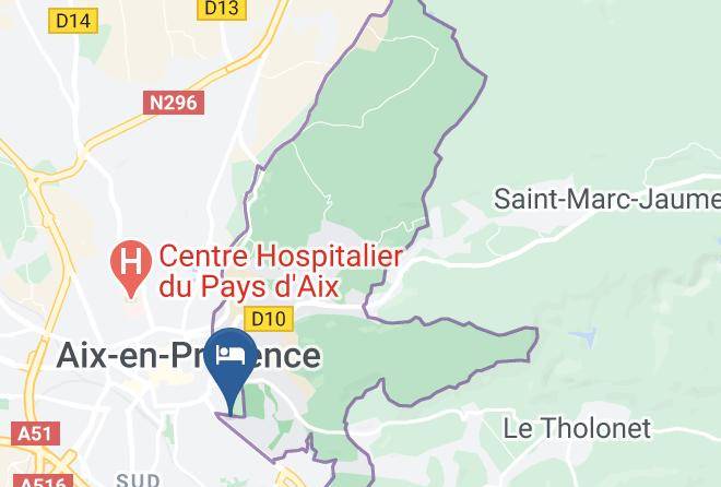 Bouches Du Rhone - Hotel Le Mozart Maps