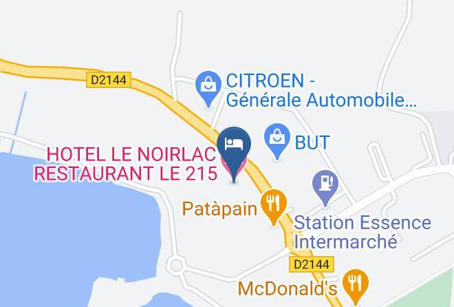 Cher - Hotel Le Noirlac Restaurant Le 215 Maps
