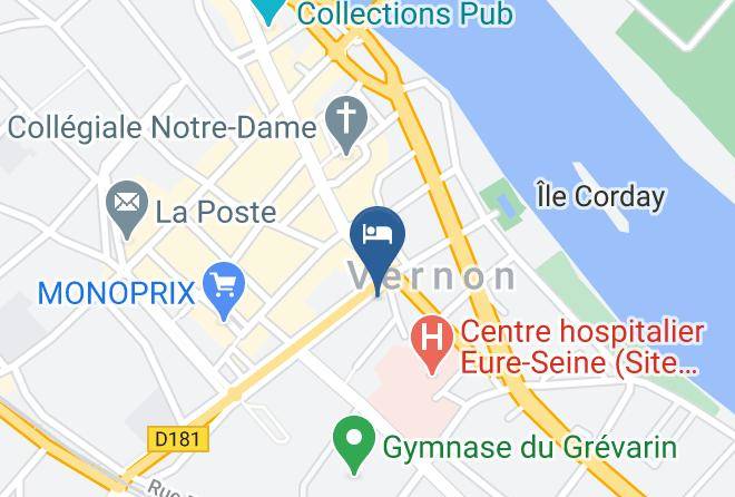 Hotel Le Normandy Map