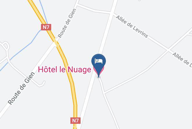 Loiret - Hotel Le Nuage Maps