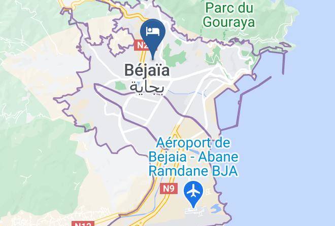 Bejaia - Hotel Le Palace Maps