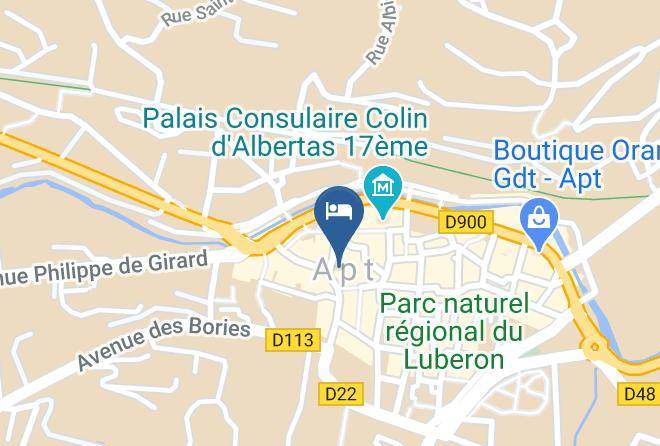 Vaucluse - Hotel Le Palais Maps