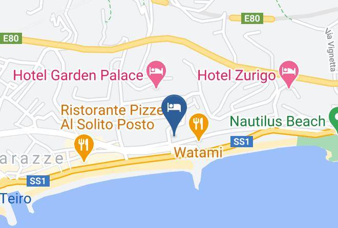 Savona - Hotel Le Palme Maps