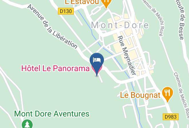 Puy De Dome - Hotel Le Panorama Maps