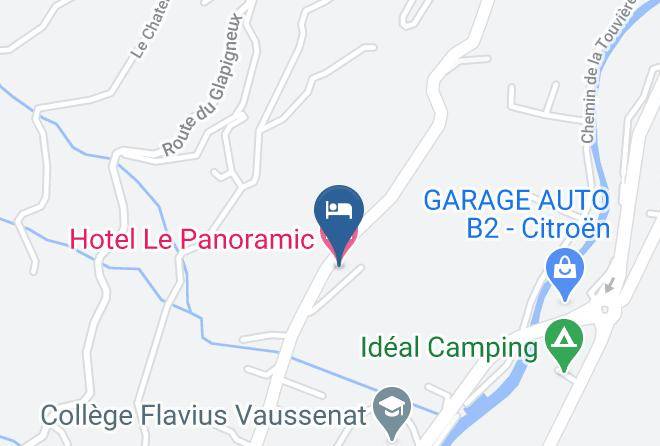 Isere - Hotel Le Panoramic Maps