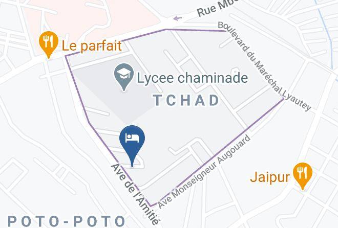 Brazzaville - Hotel Le Paradis Maps