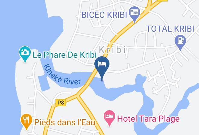 Ocean - Hotel Le Paradis Kribi Maps