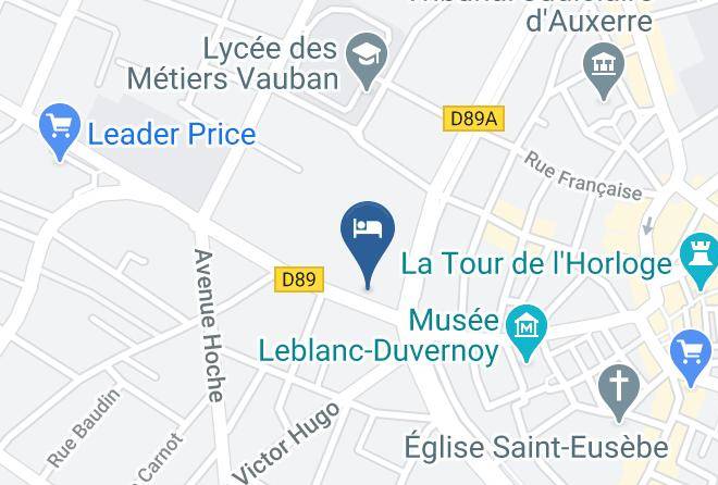 Yonne - Hotel Les Marechaux Maps
