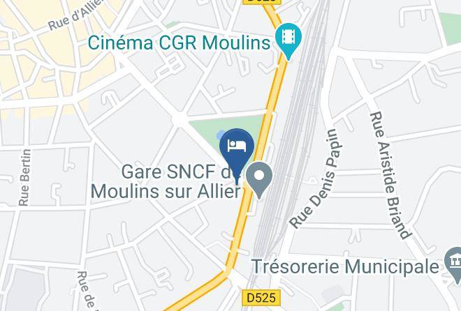 Allier - Hotel Le Parc Logis Maps