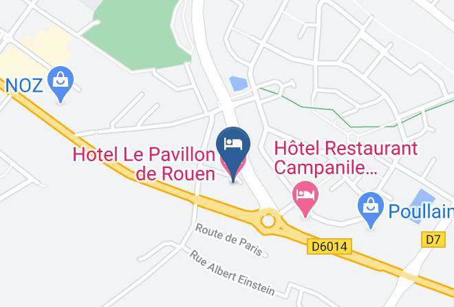 Seine Maritime - Hotel Le Pavillon De Rouen Maps