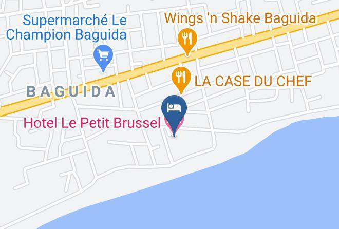 Hotel Le Petit Brussel Map