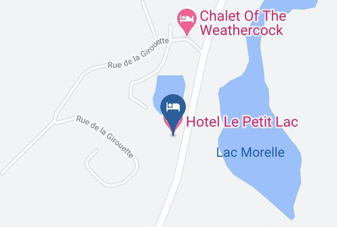 Les Pays D En Haut Regional County Municipality - Hotel Le Petit Lac Ste Adele Maps