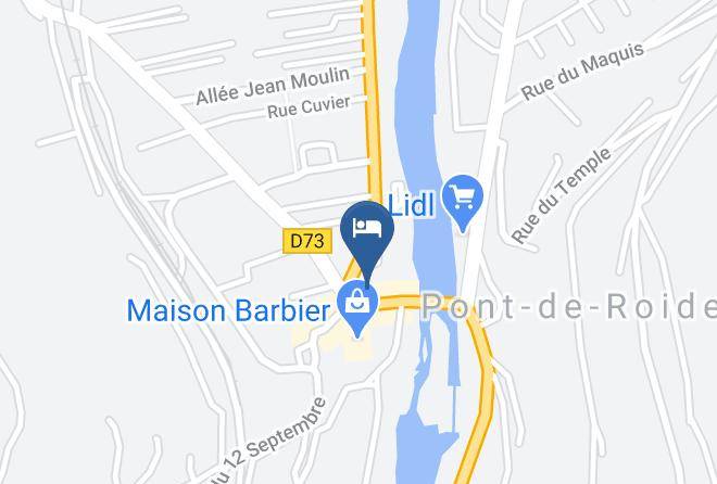 Doubs - Hotel Le Petit Relais Maps