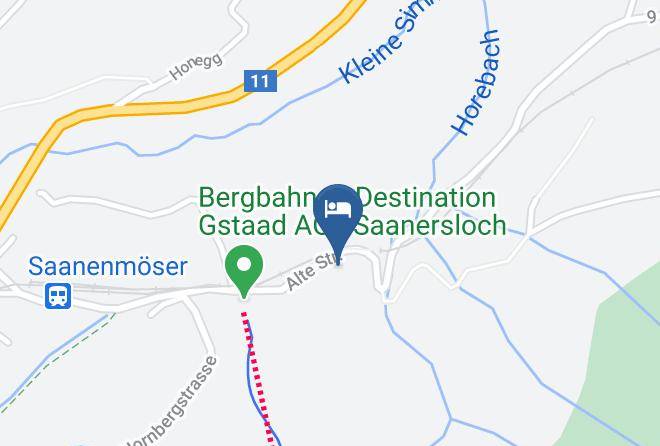 Obersimmental Saanen - Hotel Le Petit Relais Maps