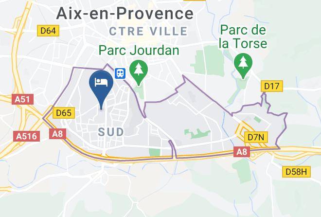 Bouches Du Rhone - Hotel Le Pigonnet Maps