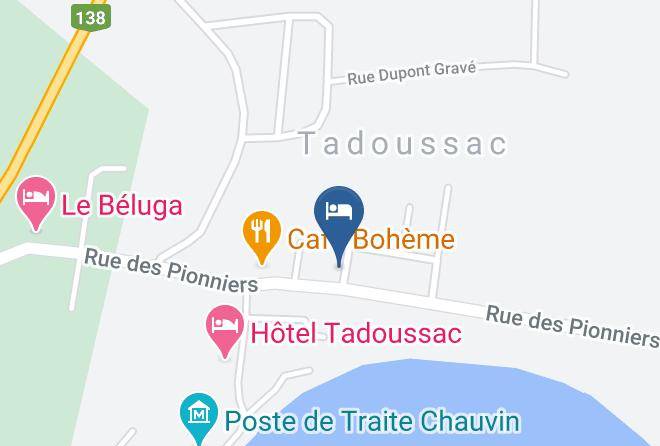 La Haute Cote Nord Regional County Municipality - Hotel Le Pionnier Inc Maps