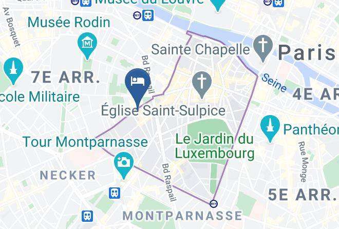 Paris - Hotel Le Placide Maps