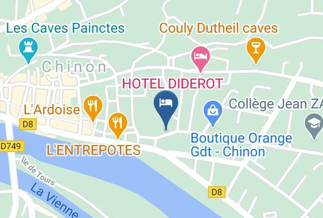 Indre Et Loire - Hotel Le Plantagenet Maps