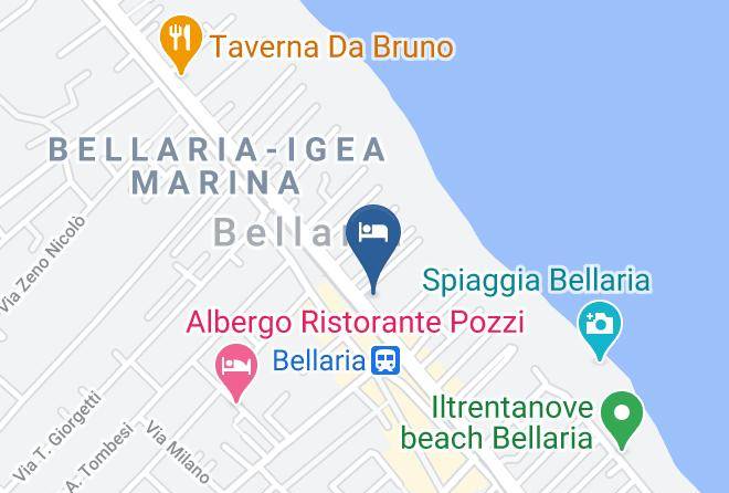 Rimini - Hotel Le Pleiadi Bellaria Maps