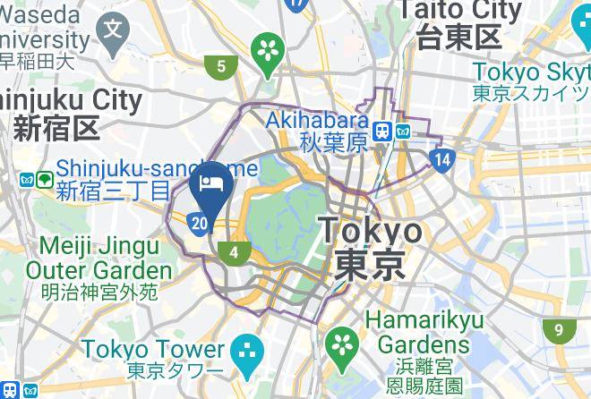 Chiyoda Ward - Hotel Le Port Kojimachi Maps