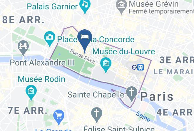 Paris - Hotel Le Pradey Maps