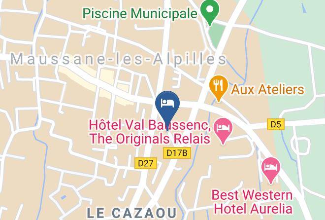 Bouches Du Rhone - Hotel Le Pre Des Baux Maps