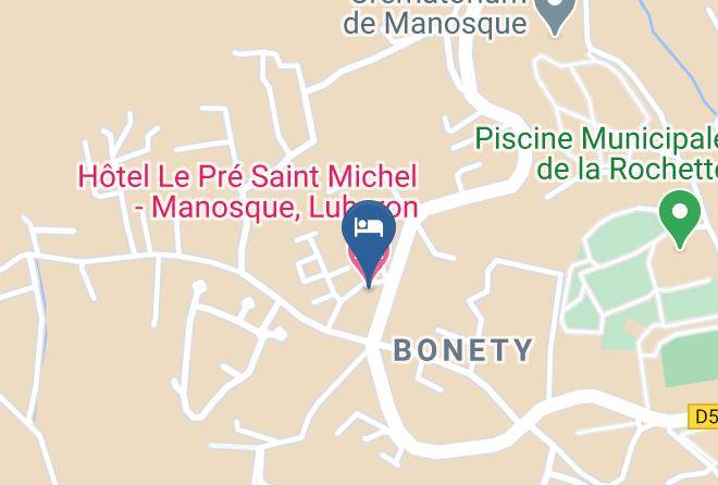Alpes De Haute Provence - Hotel Le Pre Saint Michel Manosque Luberon Maps