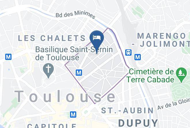 Haute Garonne - Hotel Le President Maps
