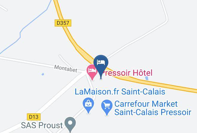 Sarthe - Hotel Le Pressoir Maps