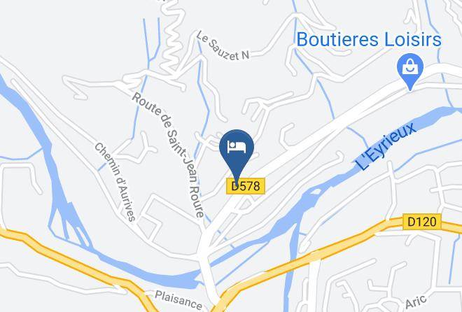 Ardeche - Hotel Le Provencal Maps