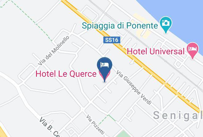 Ancona - Hotel Le Querce Maps
