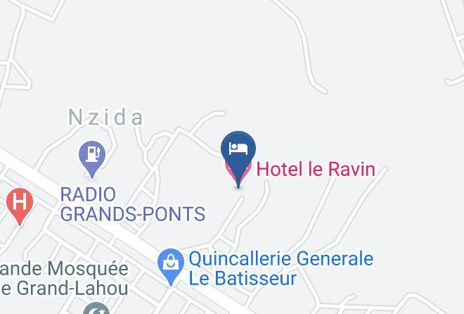 Grand Lahou - Hotel Le Ravin Maps