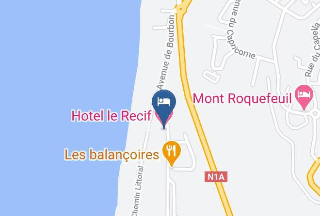 Saint Paul - Hotel Le Recif Maps