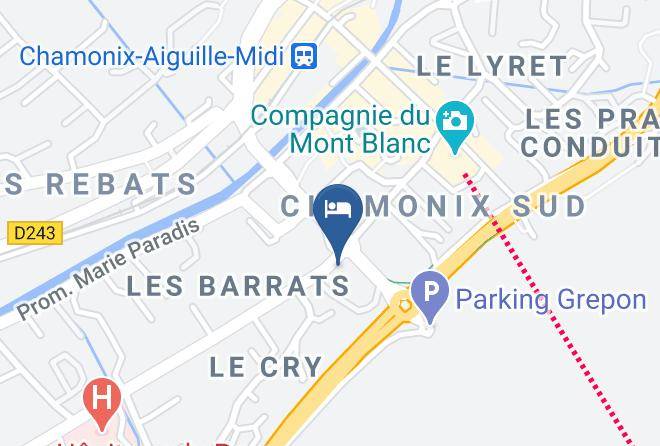 Haute Savoie - Hotel Le Refuge Des Aiglons Chamonix Maps