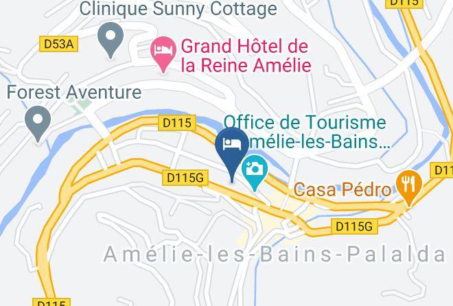 Pyrenees Orientales - Hotel Le Regina Maps