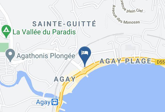 Var - Hotel Le Relais D'agay Maps