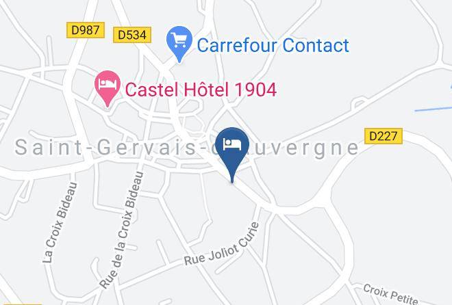 Puy De Dome - Hotel Le Relais D'auvergne Maps