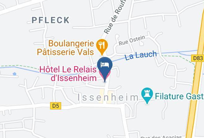 Haut Rhin - Hotel Le Relais D'issenheim Maps