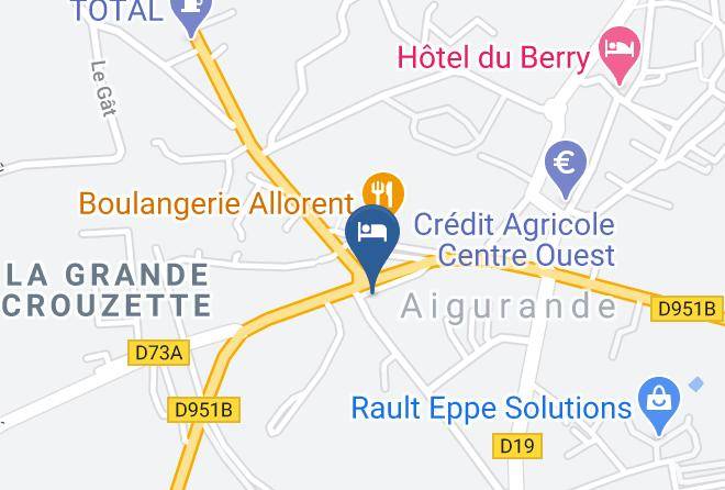 Indre - Hotel Le Relais De La Marche Maps