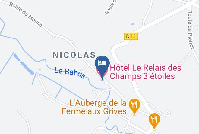 Landes - Hotel Le Relais Des Champs 3 Etoiles Maps