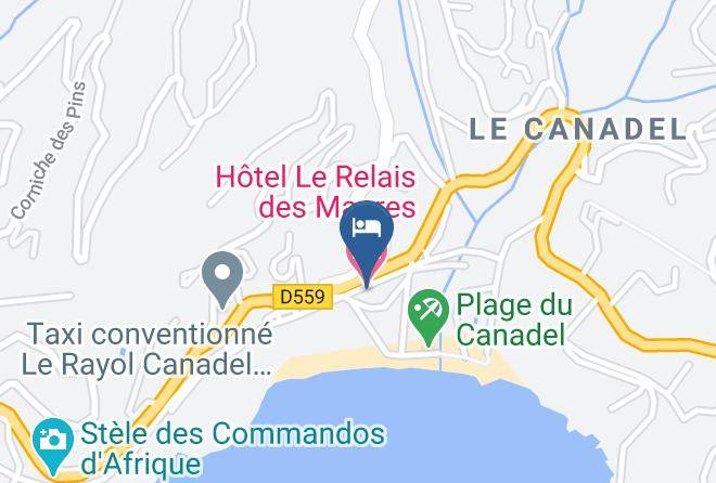 Var - Hotel Le Relais Des Maures Maps